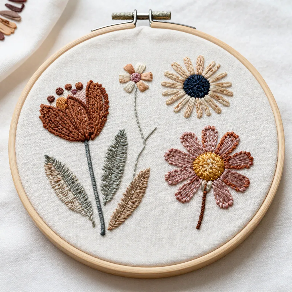 Medium thread count detail